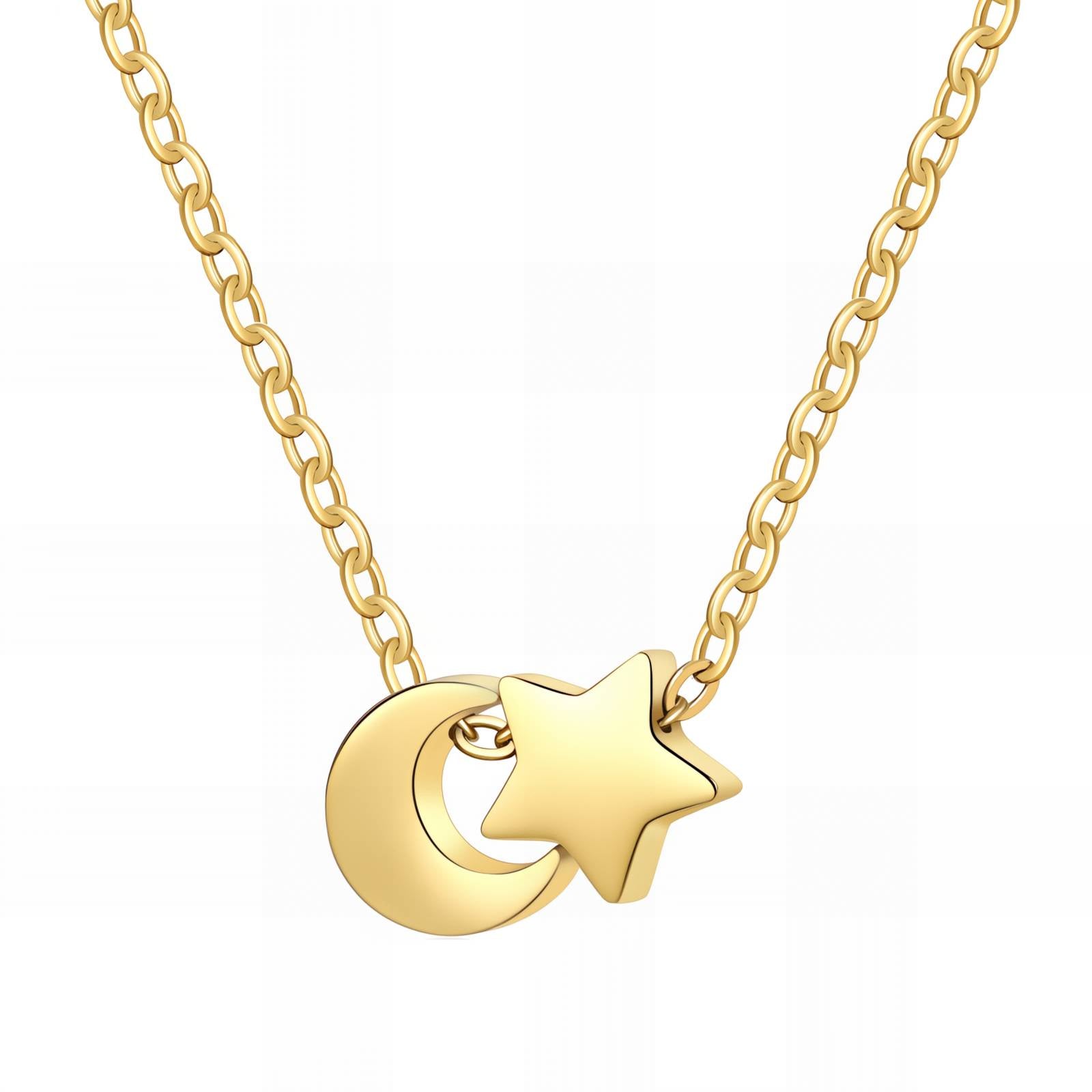 Moon & Star Necklace