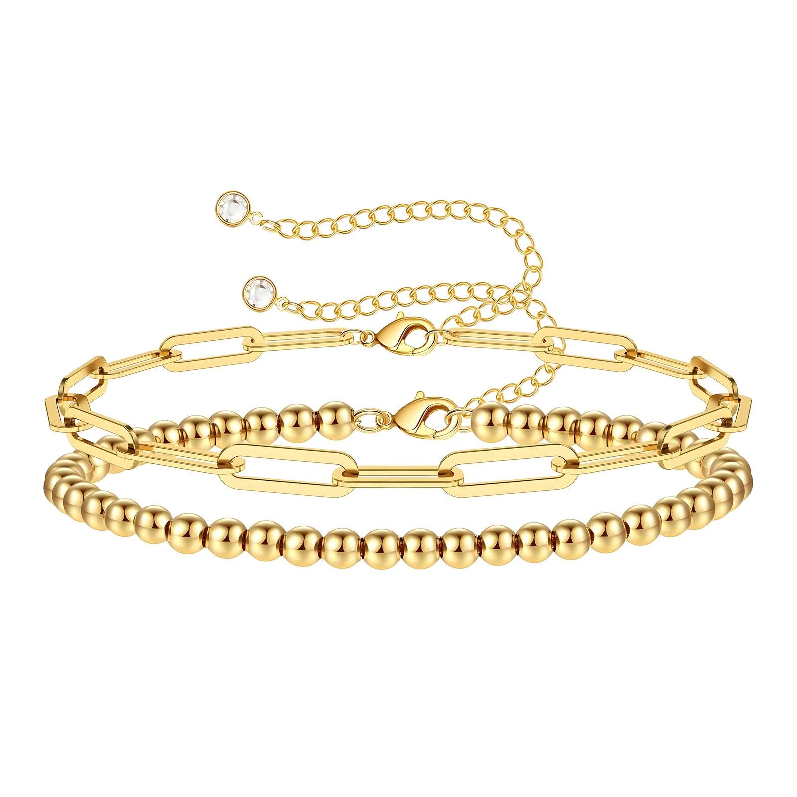 Golden Layers Bracelet